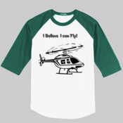I believe I can Fly - Mens Colorblock Raglan Jersey